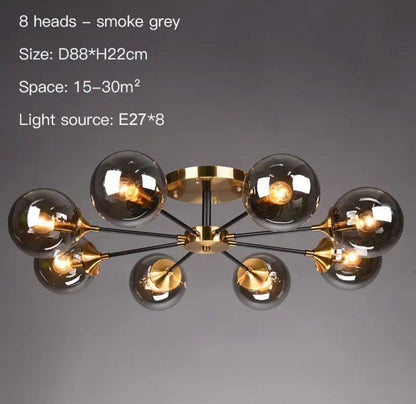 Green Glass Pendant Light Fixture