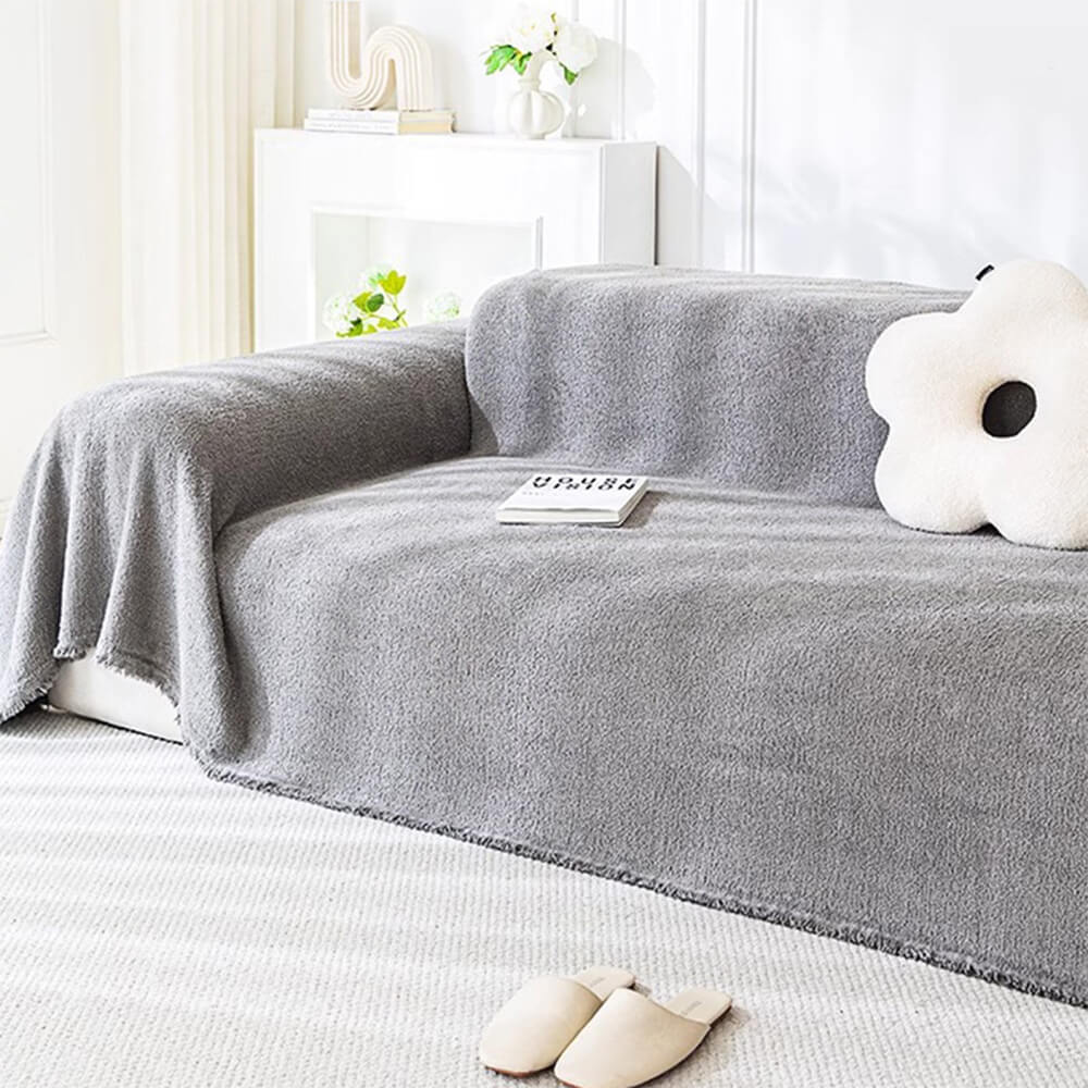 Comfortable Fleece Water Resistant Couch Protector Cover