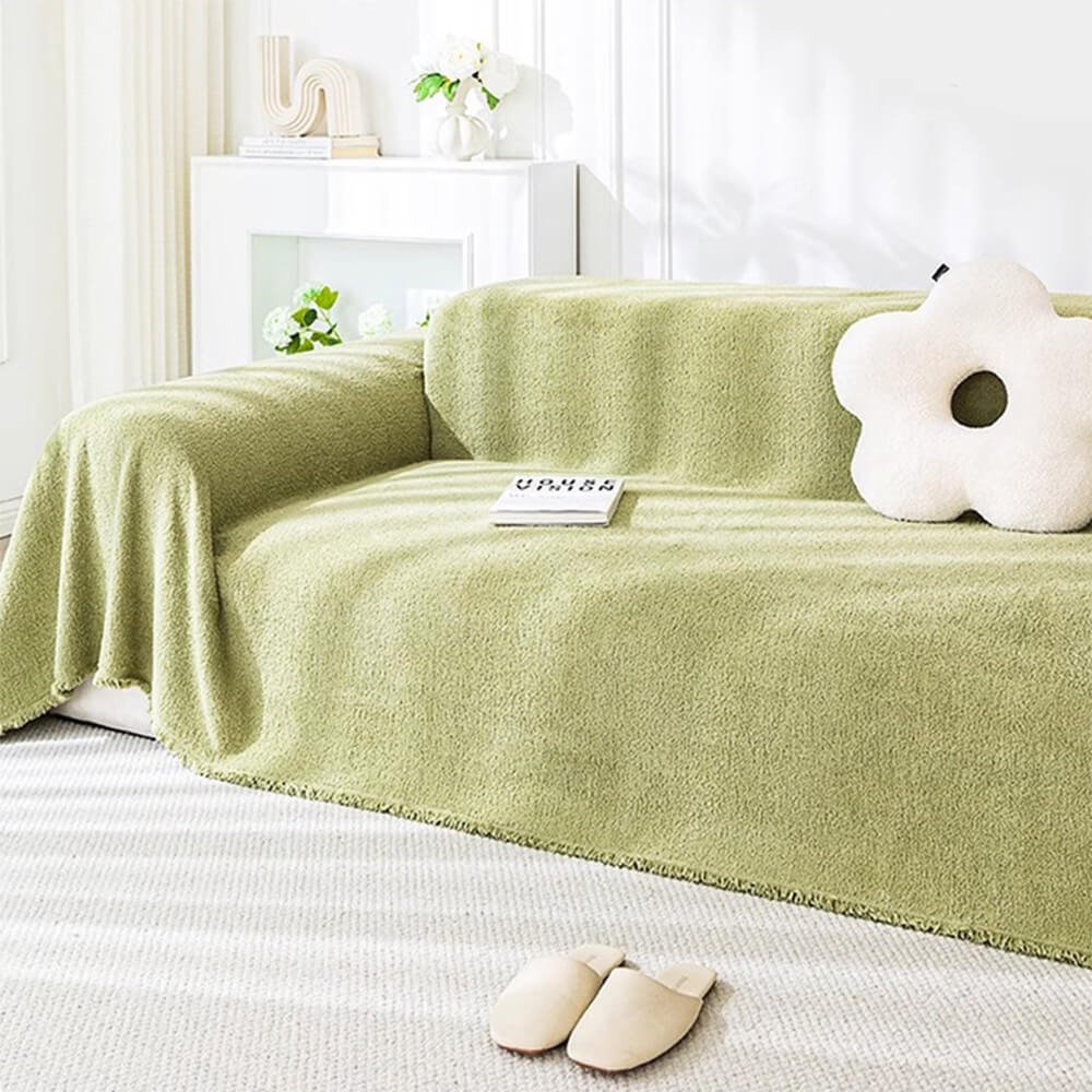 Comfortable Fleece Water Resistant Couch Protector Cover
