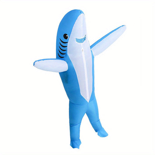 Colorful Shark Inflatable Costume for Adults and Kids - Lusomart
