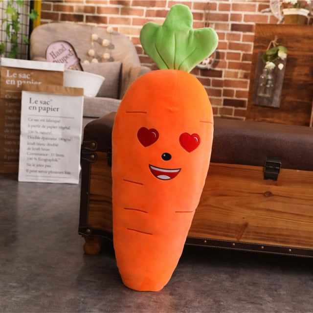 Cute Carrot Soft Plush Toy for Children - Lusomart
