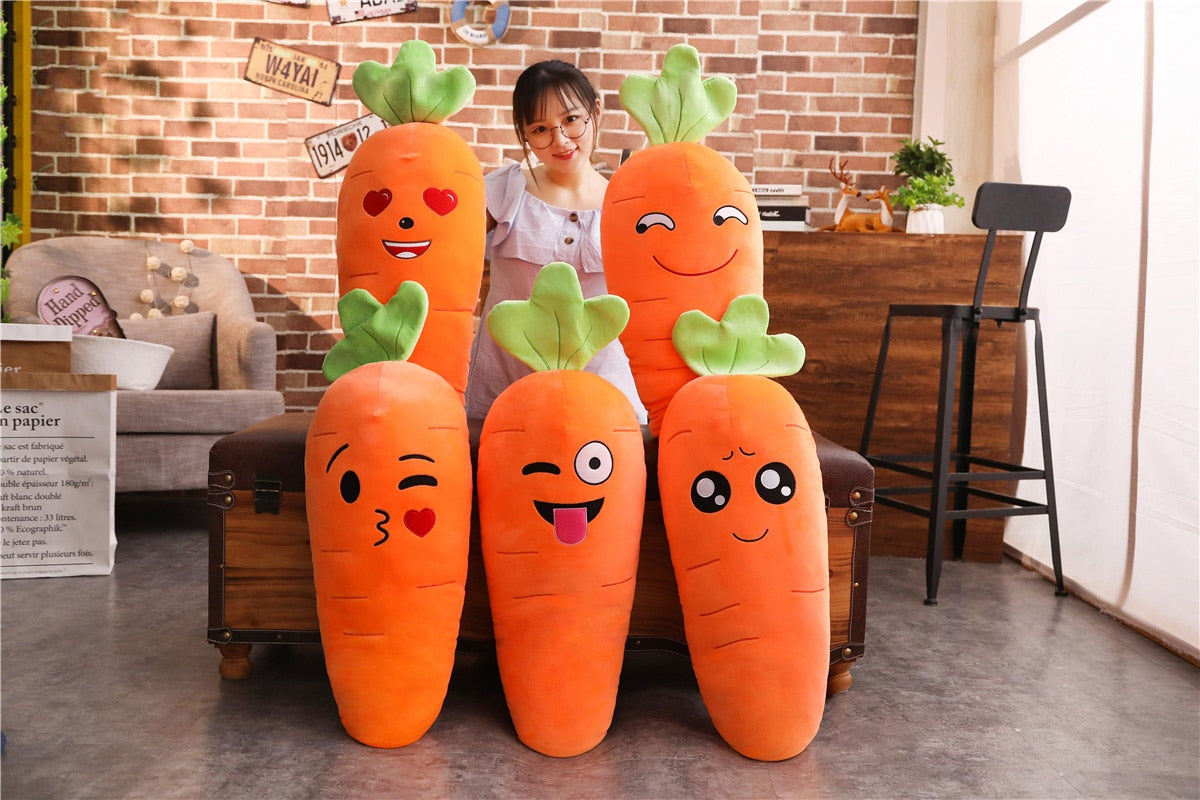 Funny plush carrot in different sizes 8