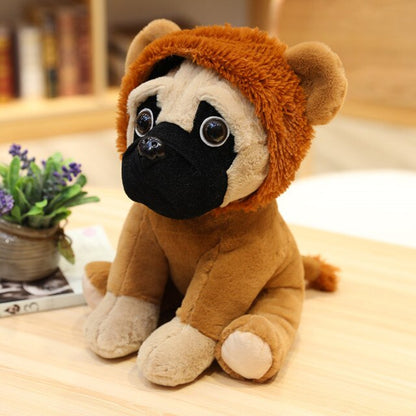 Funny pug cuddly toys 3