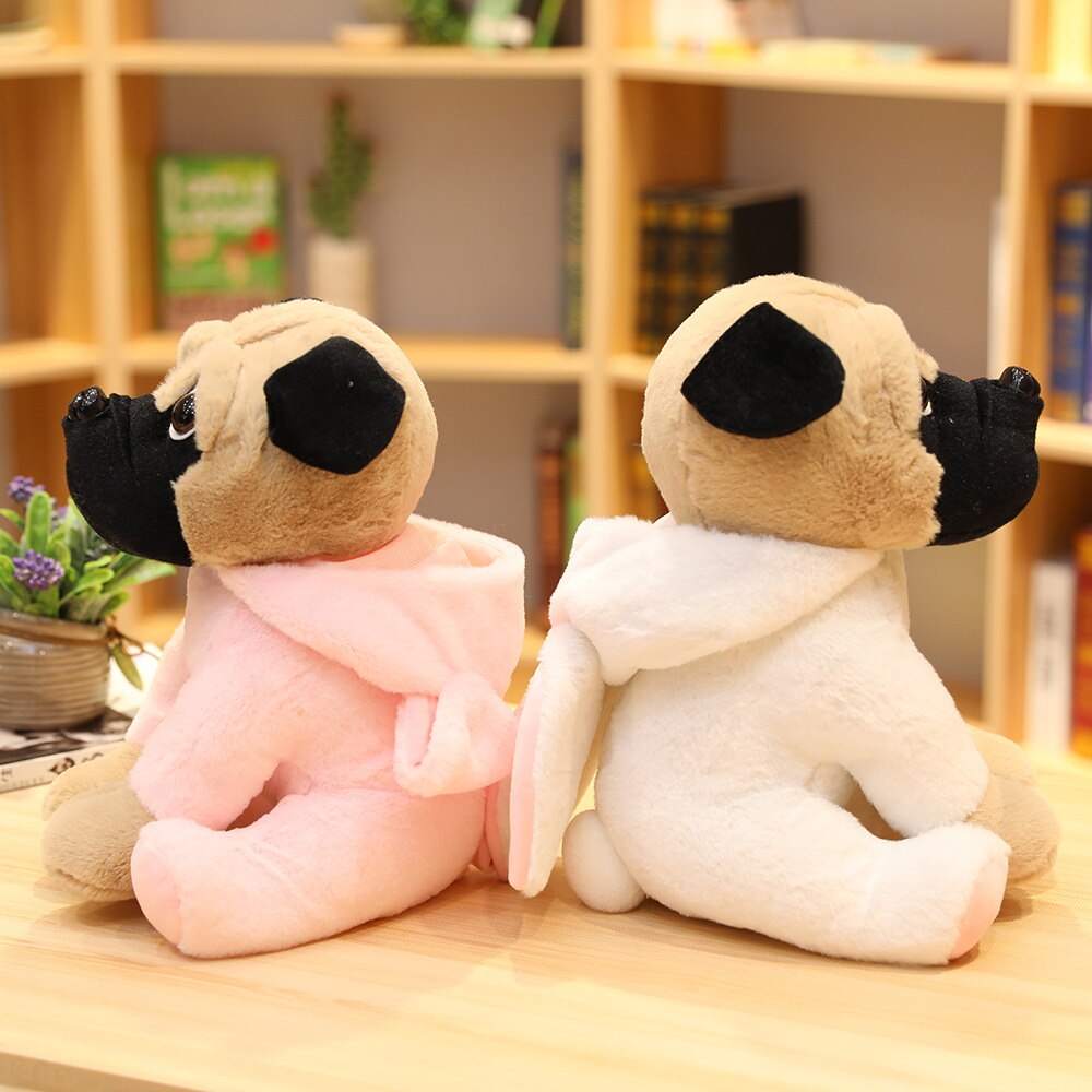 Funny pug cuddly toys 8