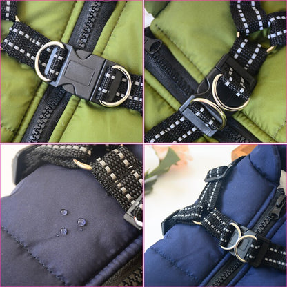 FurGuard | Warm & Secure Dog Coat with Built-In Harness 2