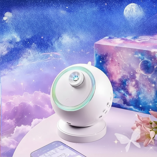 Cosmic LED Night Lamp Bluetooth Rotating Star Projector - Lusomart