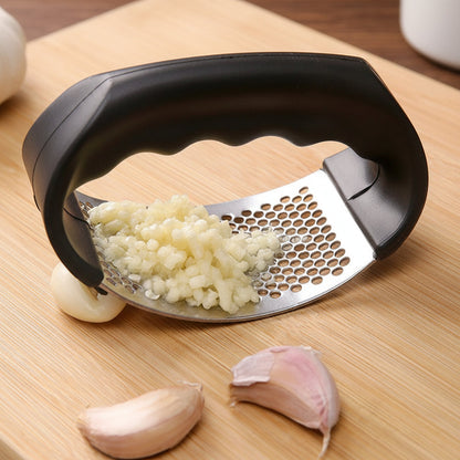 Easy Grip Garlic Crusher Stainless Steel Press