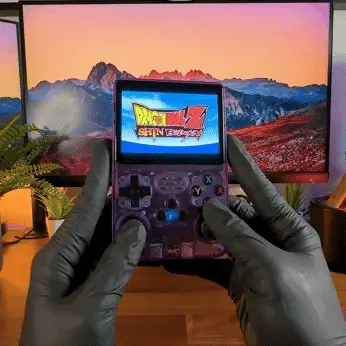 Classic Portable Game Console with HD Display & USB Charge