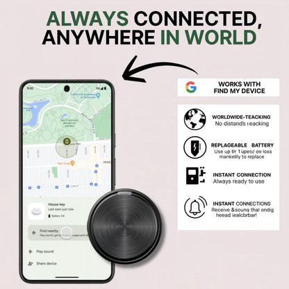 Wireless GPS Tracking Device for Keys Pets Bags