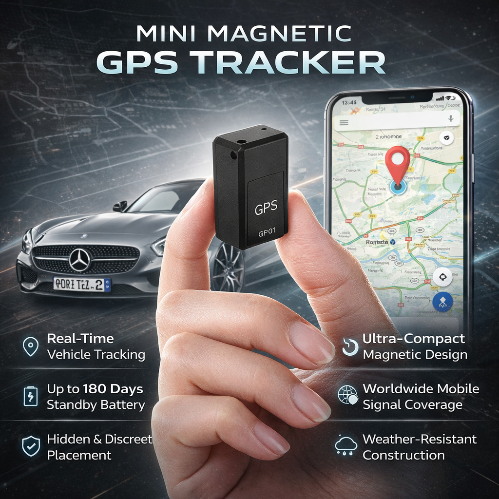 Compact Car GPS Tracking Device with Strong Magnet