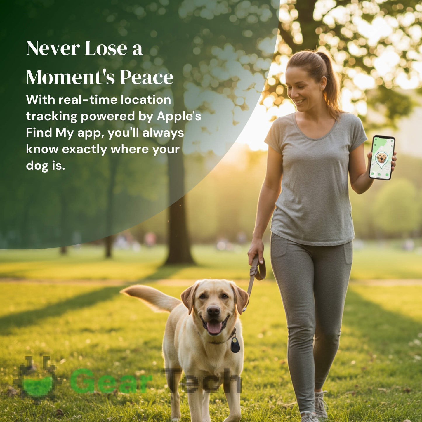 Pet GPS Tracker, Waterproof, Live Location Updates