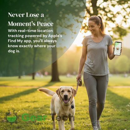 Pet GPS Tracker, Waterproof, Live Location Updates
