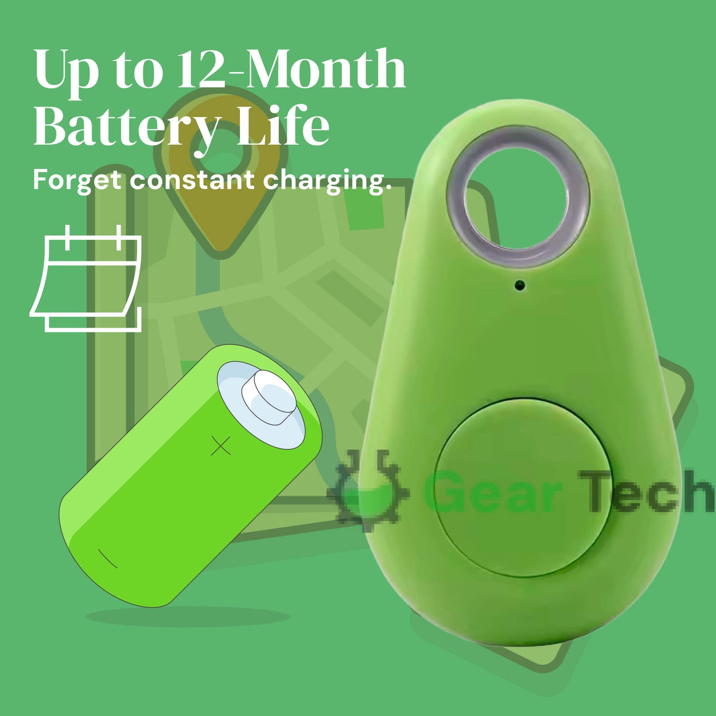 Pet GPS Tracker, Waterproof, Live Location Updates