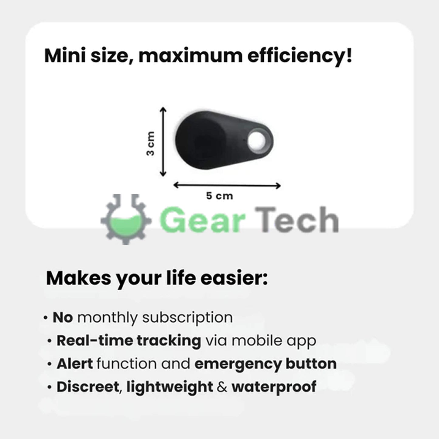 Pet GPS Tracker, Waterproof, Live Location Updates