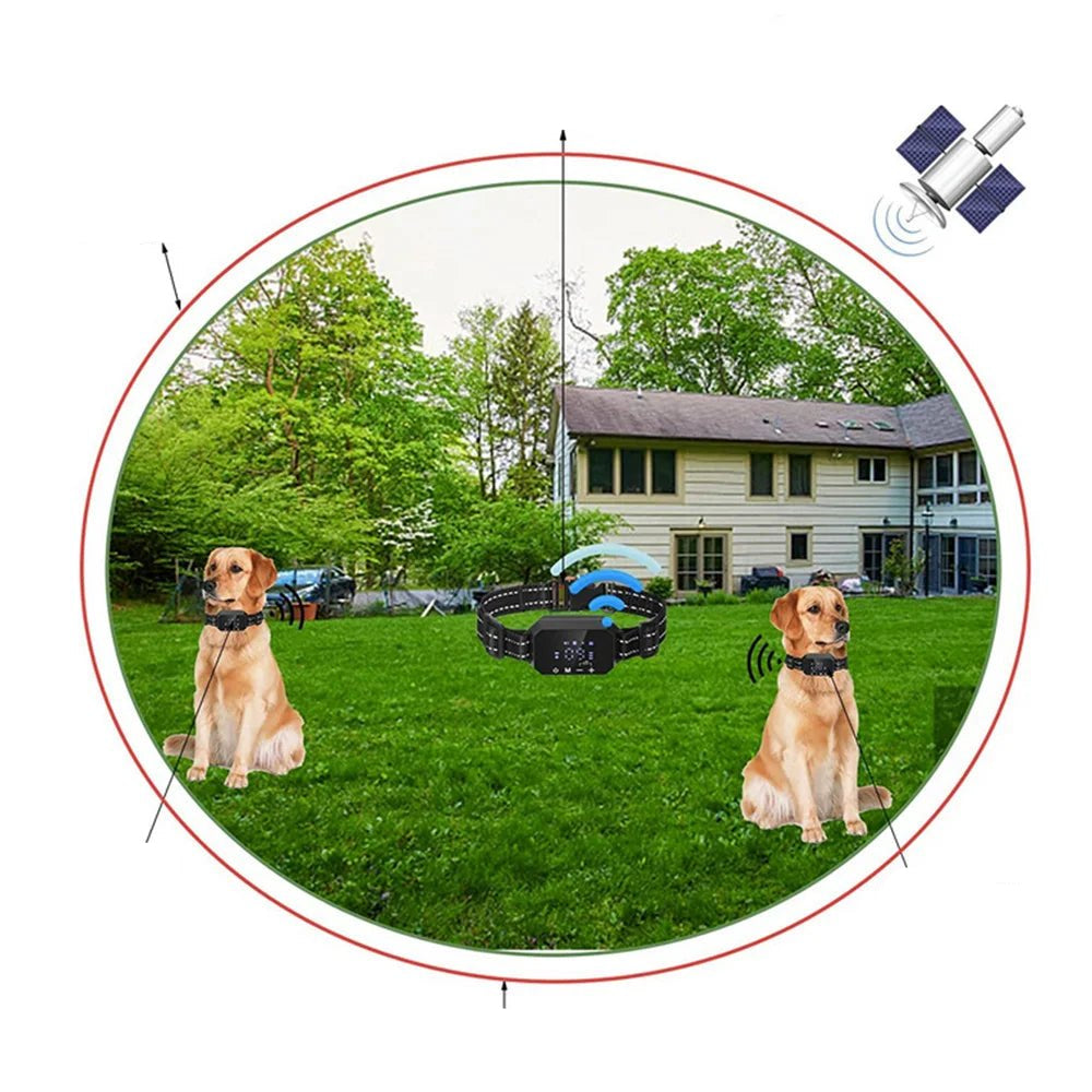 GPS Dog Training Collar with Waterproof Design, Real-Time Tracking, Shock & Vibration Modes for Effective Training 2