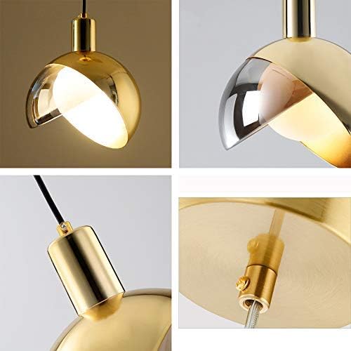 Luxury Round Glass Pendant Lighting Fixture