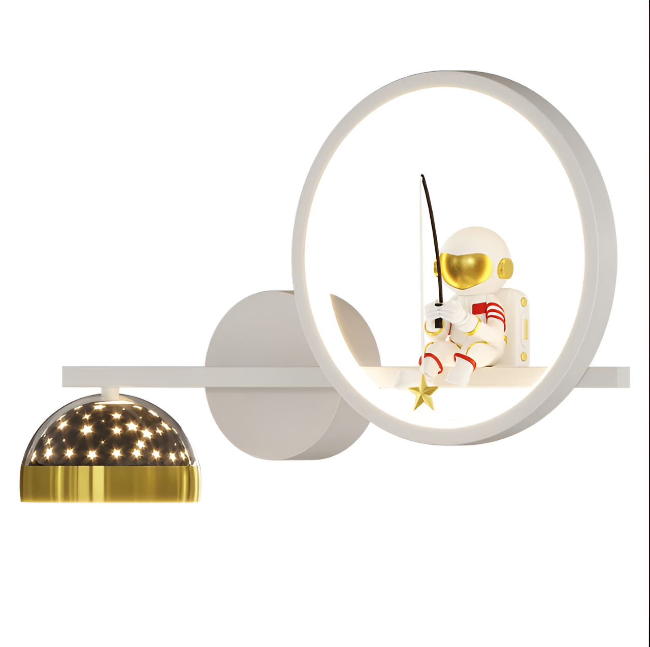 Colorful Kid's LED Wall Light with Starry Night Projection