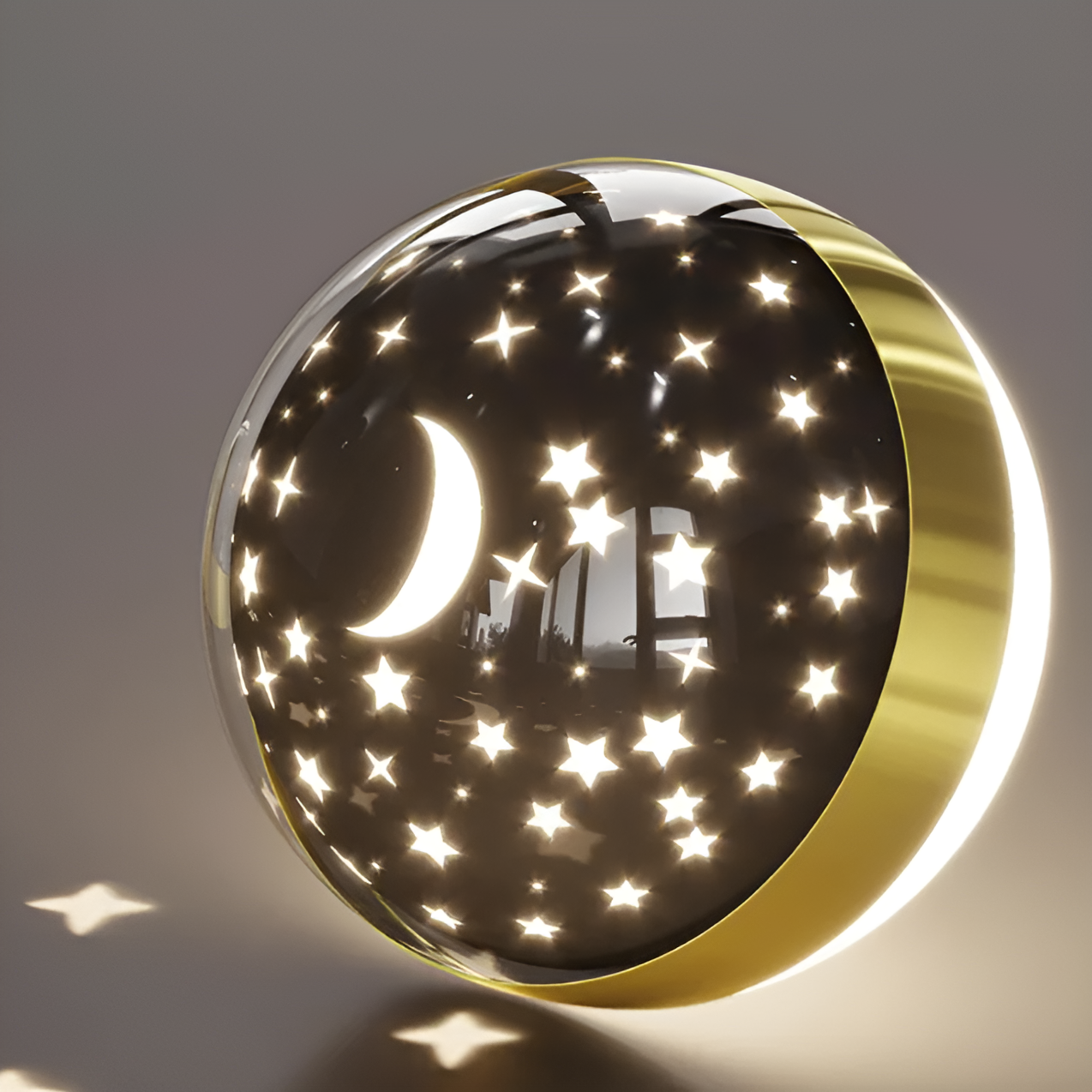 Colorful Kid's LED Wall Light with Starry Night Projection