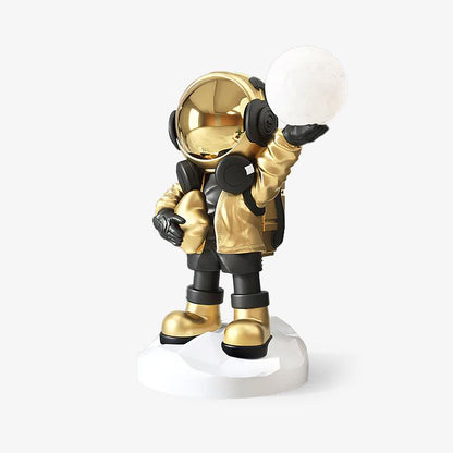 GalacticGlow | Whimsical Modern Astronaut Standing Floor Lamp 2
