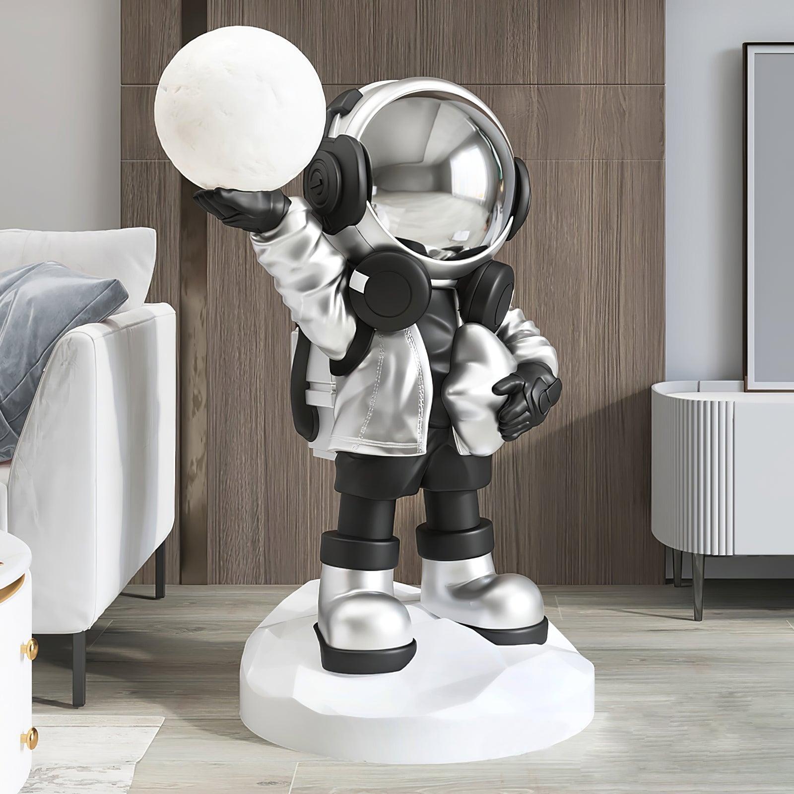 GalacticGlow | Whimsical Modern Astronaut Standing Floor Lamp 6