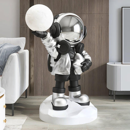 GalacticGlow | Whimsical Modern Astronaut Standing Floor Lamp 6