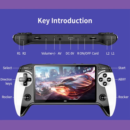 Compact Retro Handheld Gaming Console HD Display