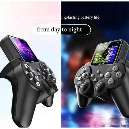 Portable Retro Game Console with Wireless Gamepad Set