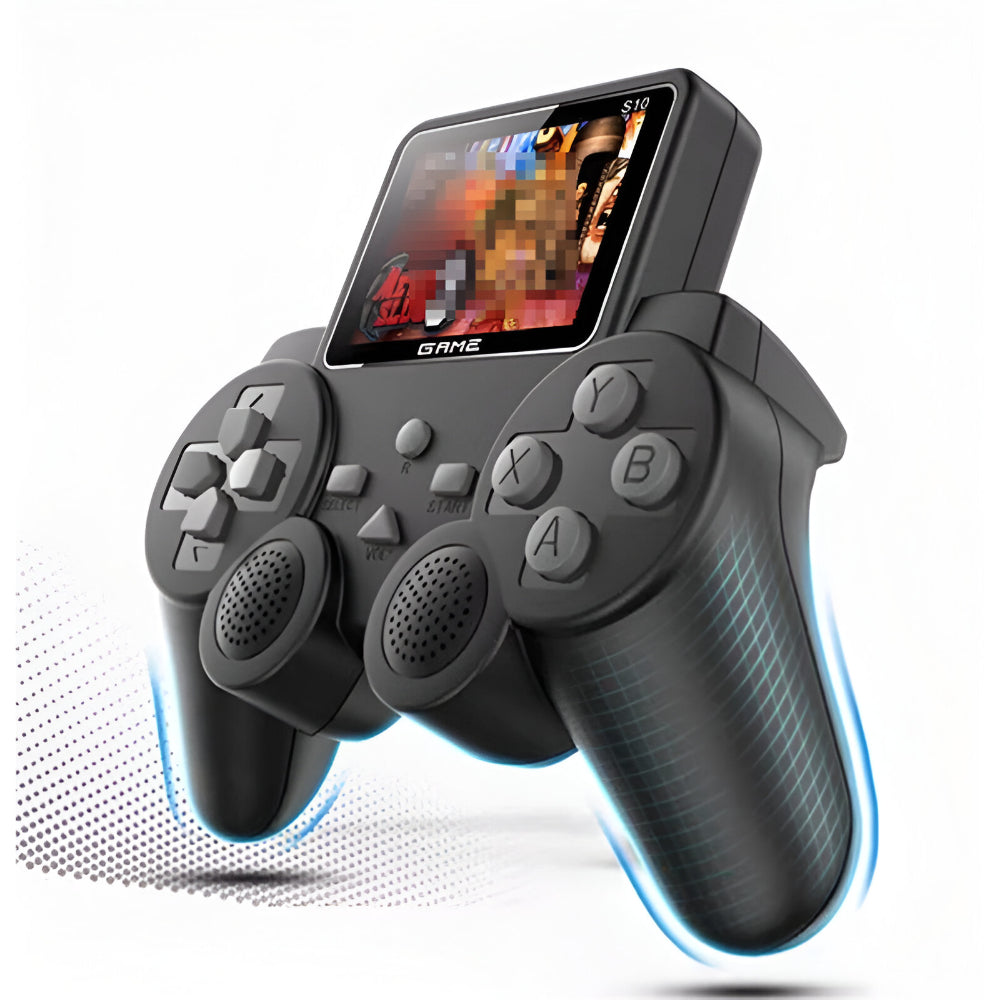 Portable Retro Game Console with Wireless Gamepad Set