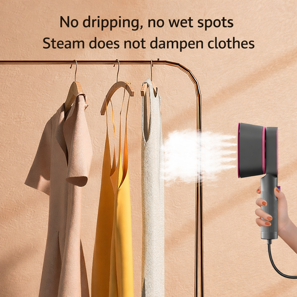 Portable Compact Travel Steamer for Clothes