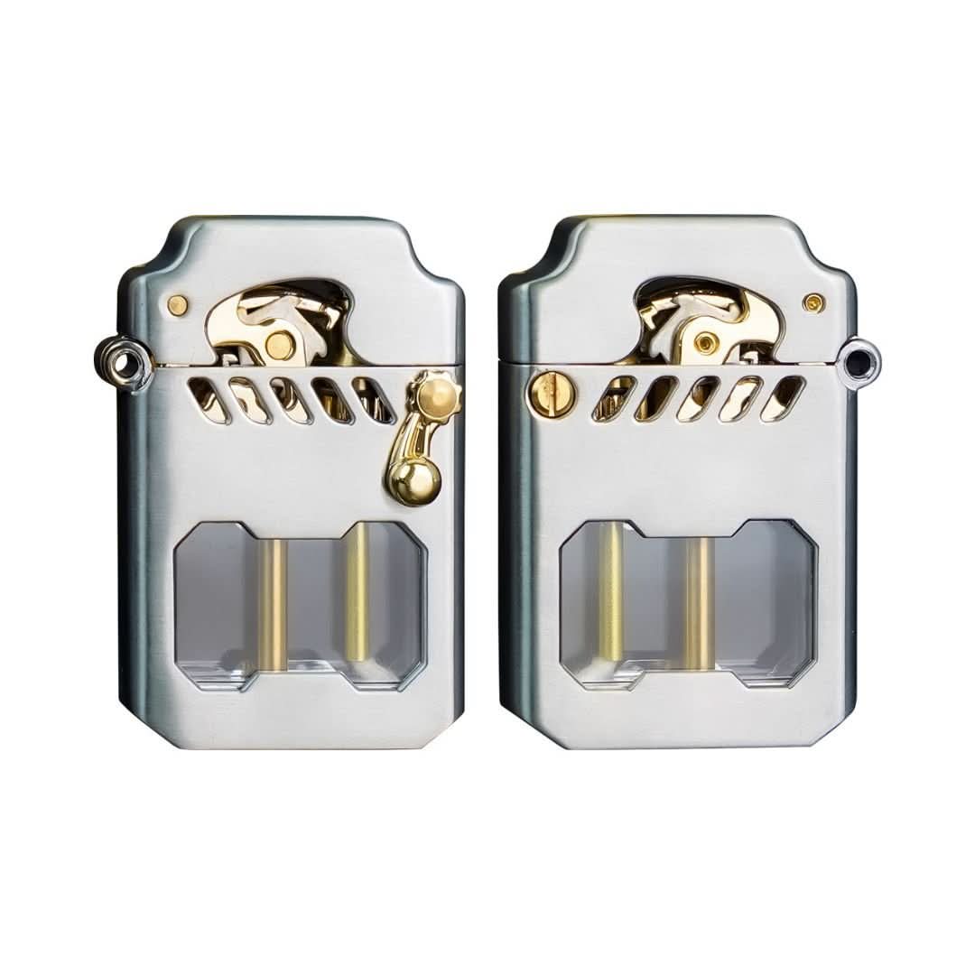 GearFlare | Stylish Windproof Mechanical Lighter for Outdoor Adventures 4