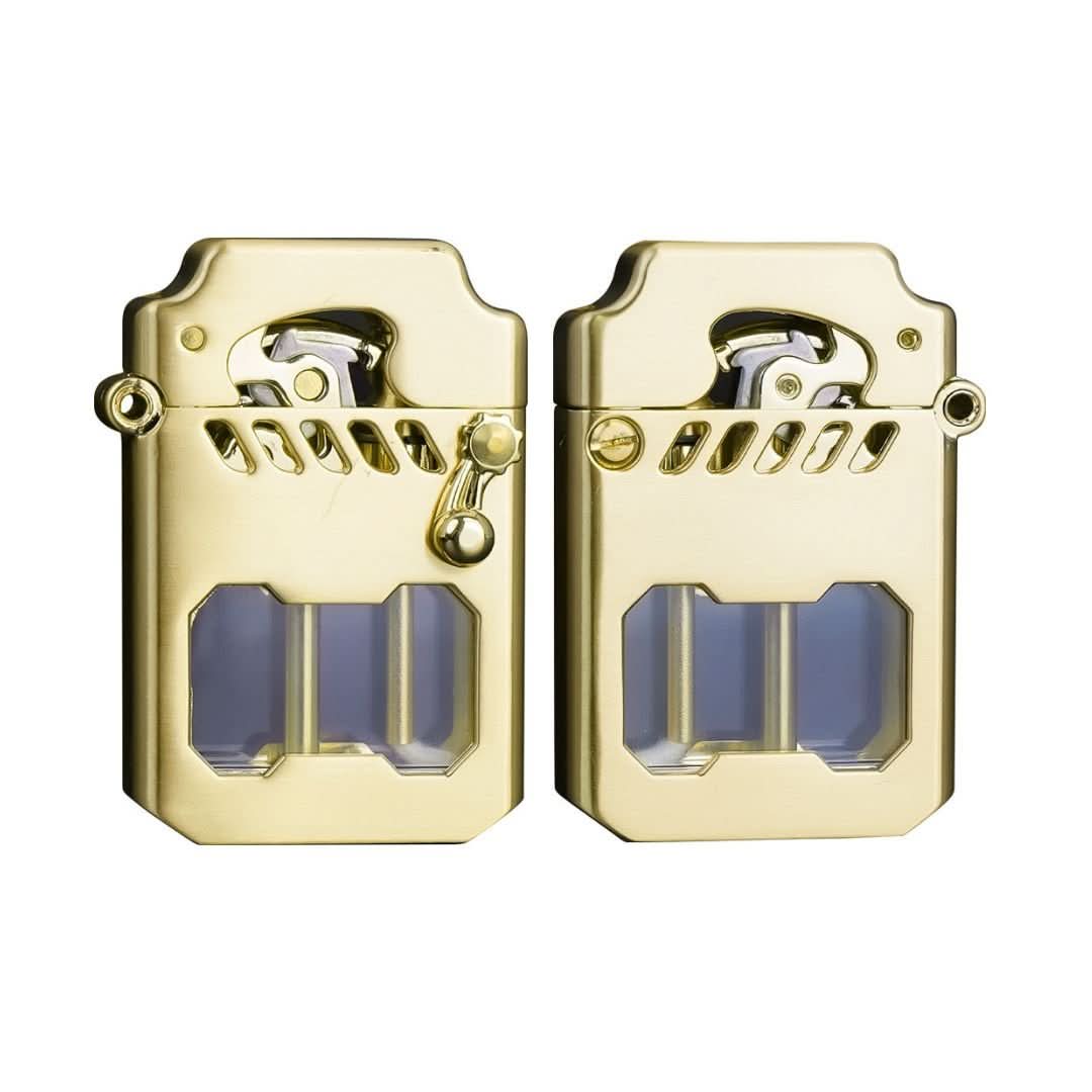GearFlare | Stylish Windproof Mechanical Lighter for Outdoor Adventures 5