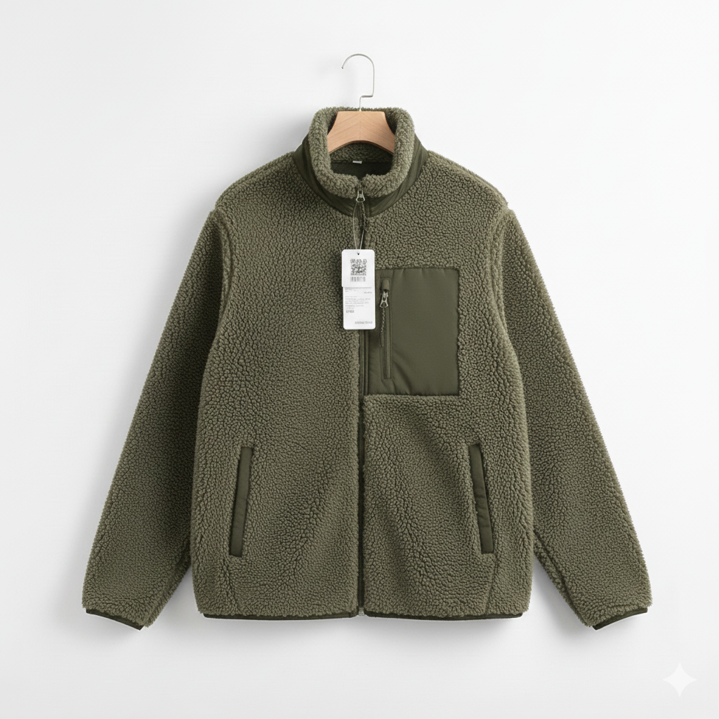 Soft Women's Fleece Zip Up Jacket for Daily Wear