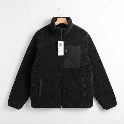 Soft Women's Fleece Zip Up Jacket for Daily Wear