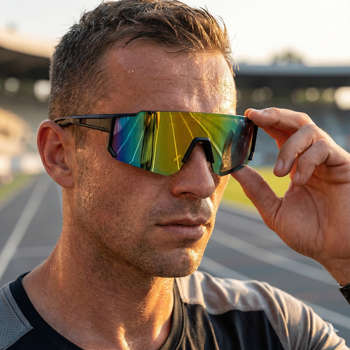 Sporty Bike Sunglasses for Men Outdoor Sports