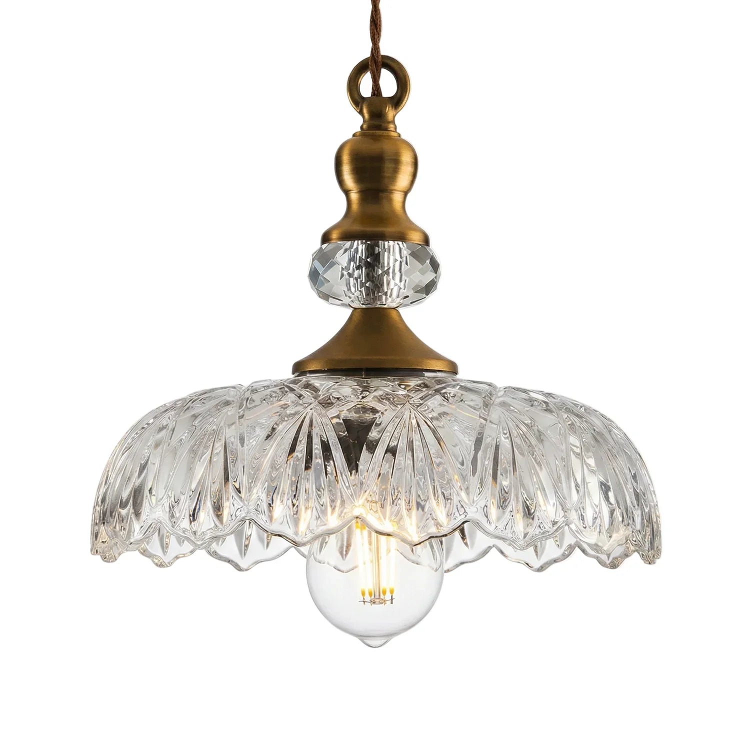 Classic Crystal Drop Ceiling Light - Lusomart