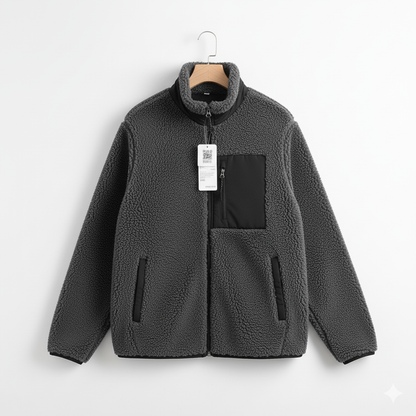 Soft Women's Fleece Zip Up Jacket for Daily Wear