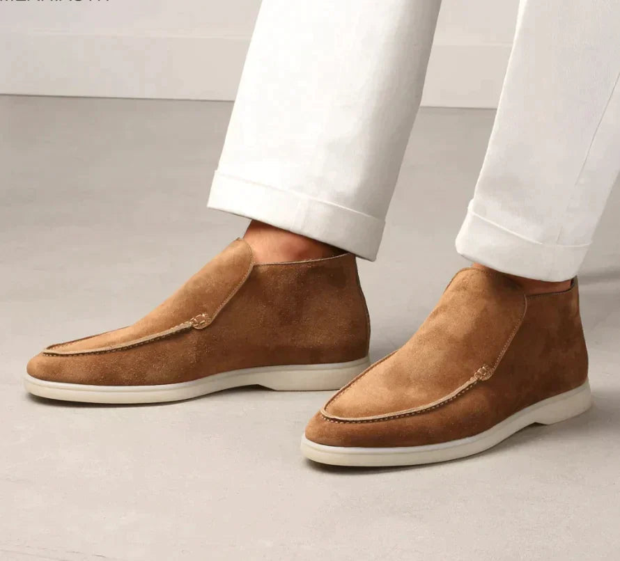 Luxury Suede Slip On Shoes - Lusomart