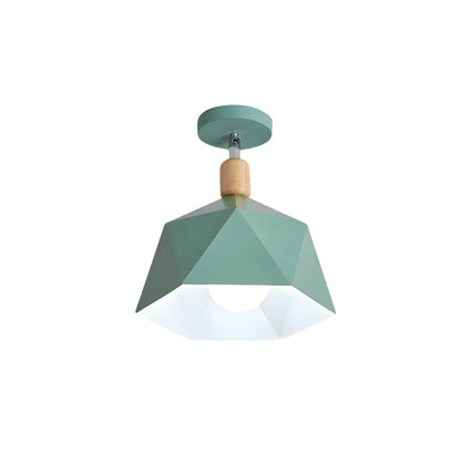 Geometra | Stylish Modern Industrial Flush Mount Ceiling Light Fixture 1