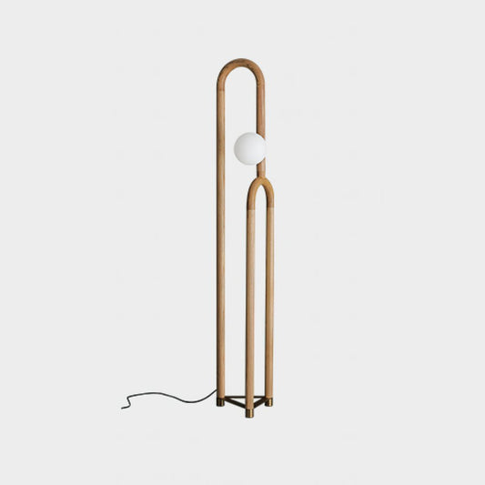 Sleek Contemporary Floor Lamp with Linear Design - Lusomart