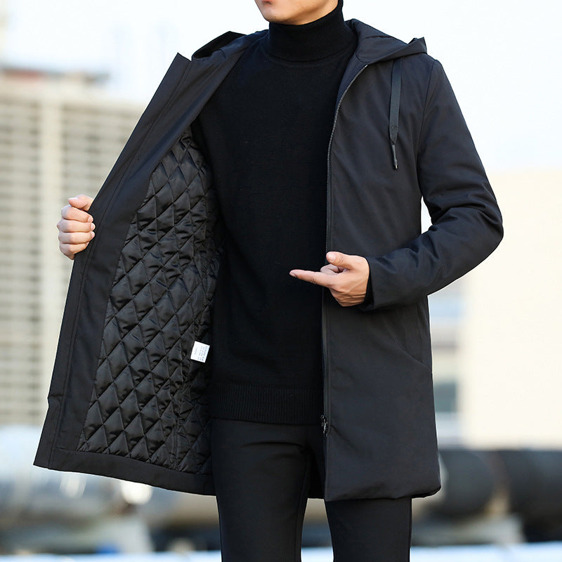Warm Waterproof Mens Insulated Winter Parka Coat - Lusomart