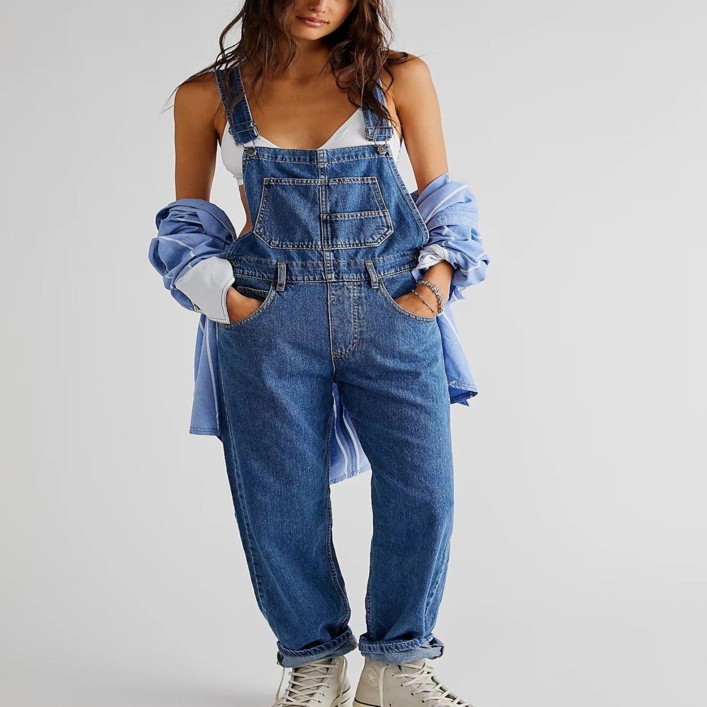 GiadaDenim | Stylish Casual Relaxed Fit Women's Dungarees 3