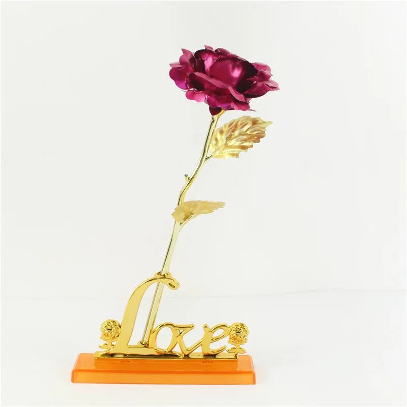 GildedRose | Elegant Luxurious Artificial Gold Foil Floral Accent Decor 3