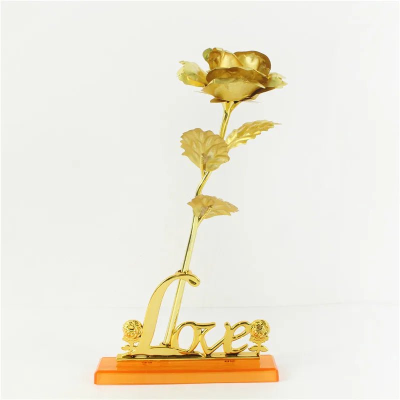 GildedRose | Elegant Luxurious Artificial Gold Foil Floral Accent Decor 6