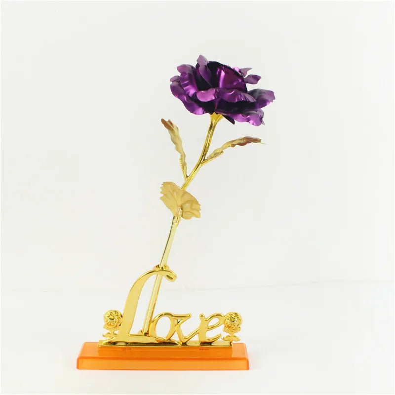GildedRose | Elegant Luxurious Artificial Gold Foil Floral Accent Decor 7