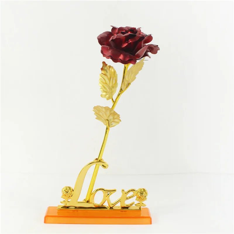 GildedRose | Elegant Luxurious Artificial Gold Foil Floral Accent Decor 9