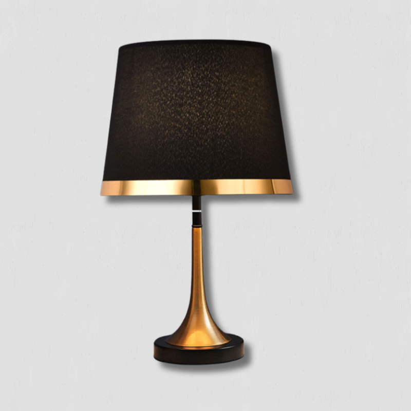 Luxury Gold Black Modern Desk Lamp - Lusomart