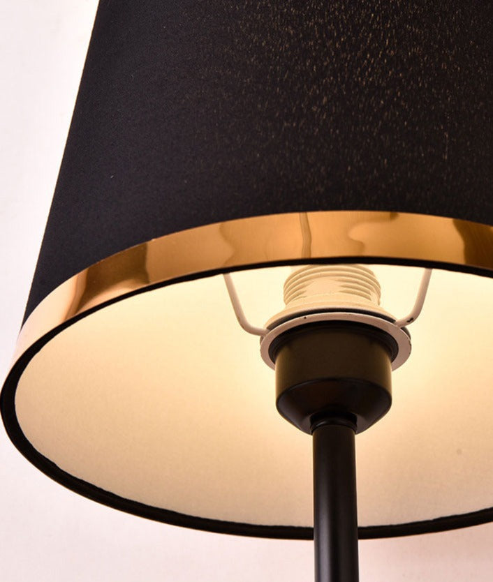 GiltGlow – Elegant Gold and Black Retro Table Lamp 3