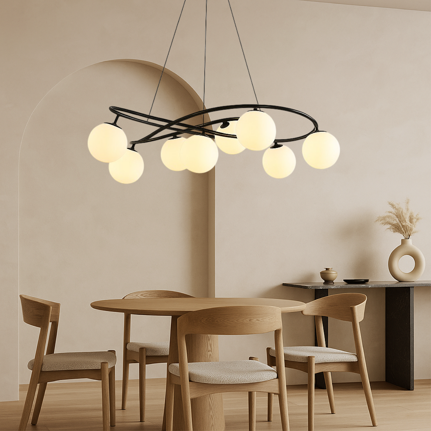 Classic Black Pendant Light Fixture - Lusomart
