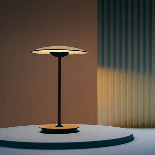 Stylish Round Shade LED Desk Lamp - Lusomart
