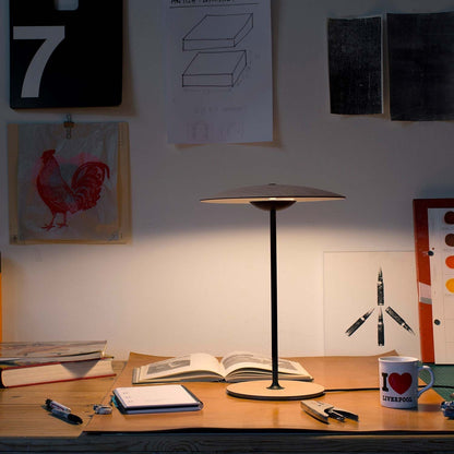 Stylish Round Shade LED Desk Lamp